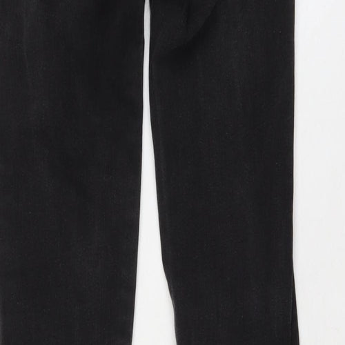 Gap Womens Grey Cotton Straight Jeans Size 25 in L30 in Regular Button