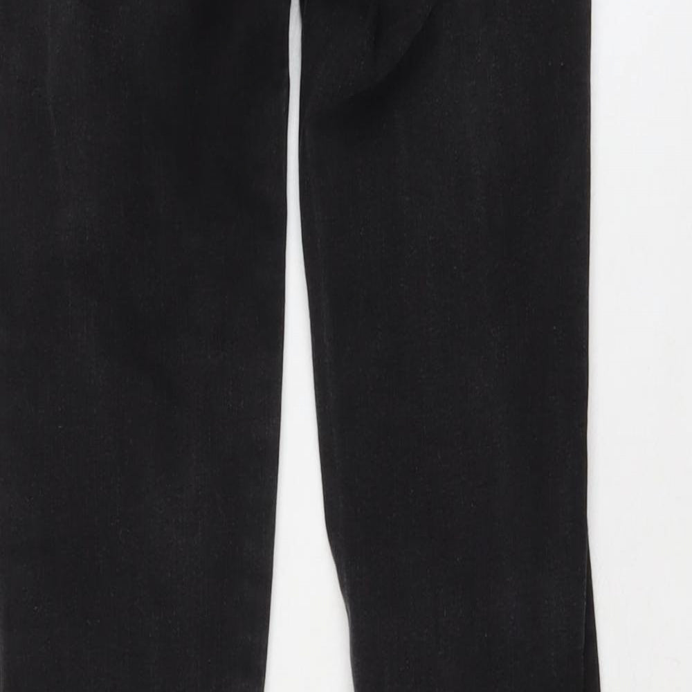 Gap Womens Grey Cotton Straight Jeans Size 25 in L30 in Regular Button