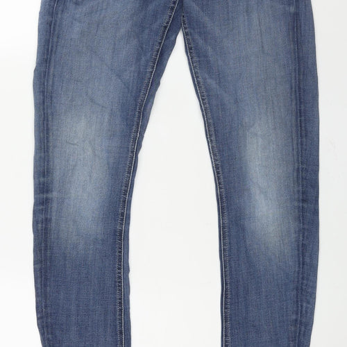 G-Star Womens Blue Cotton Skinny Jeans Size 28 in L34 in Regular Zip