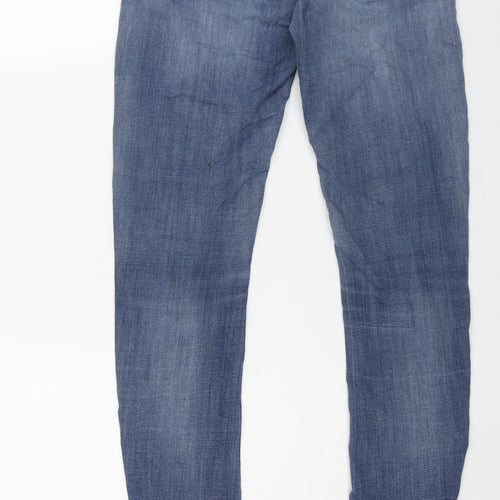 G-Star Womens Blue Cotton Skinny Jeans Size 28 in L34 in Regular Zip