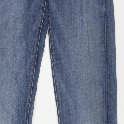 G-Star Womens Blue Cotton Skinny Jeans Size 28 in L34 in Regular Zip
