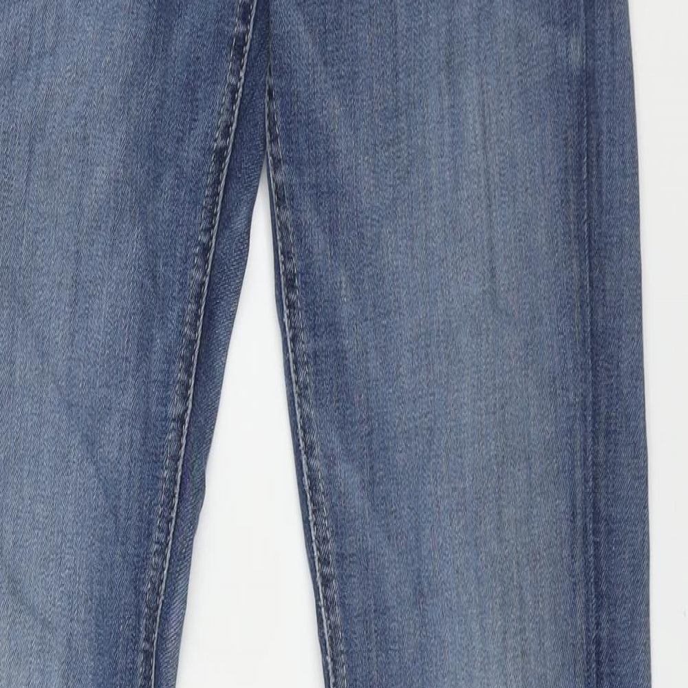 G-Star Womens Blue Cotton Skinny Jeans Size 28 in L34 in Regular Zip