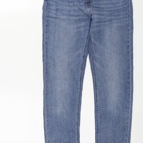 Lee Womens Blue Cotton Skinny Jeans Size 28 in L30 in Regular Zip
