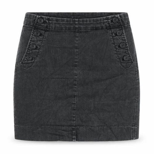 Gap Womens Grey Cotton Straight & Pencil Skirt Size S Zip