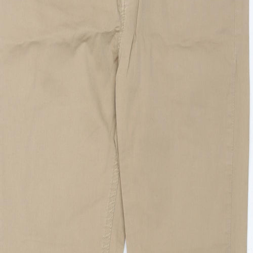 Tommy Hilfiger Womens Beige Cotton Skinny Jeans Size 8 L28 in Regular Zip