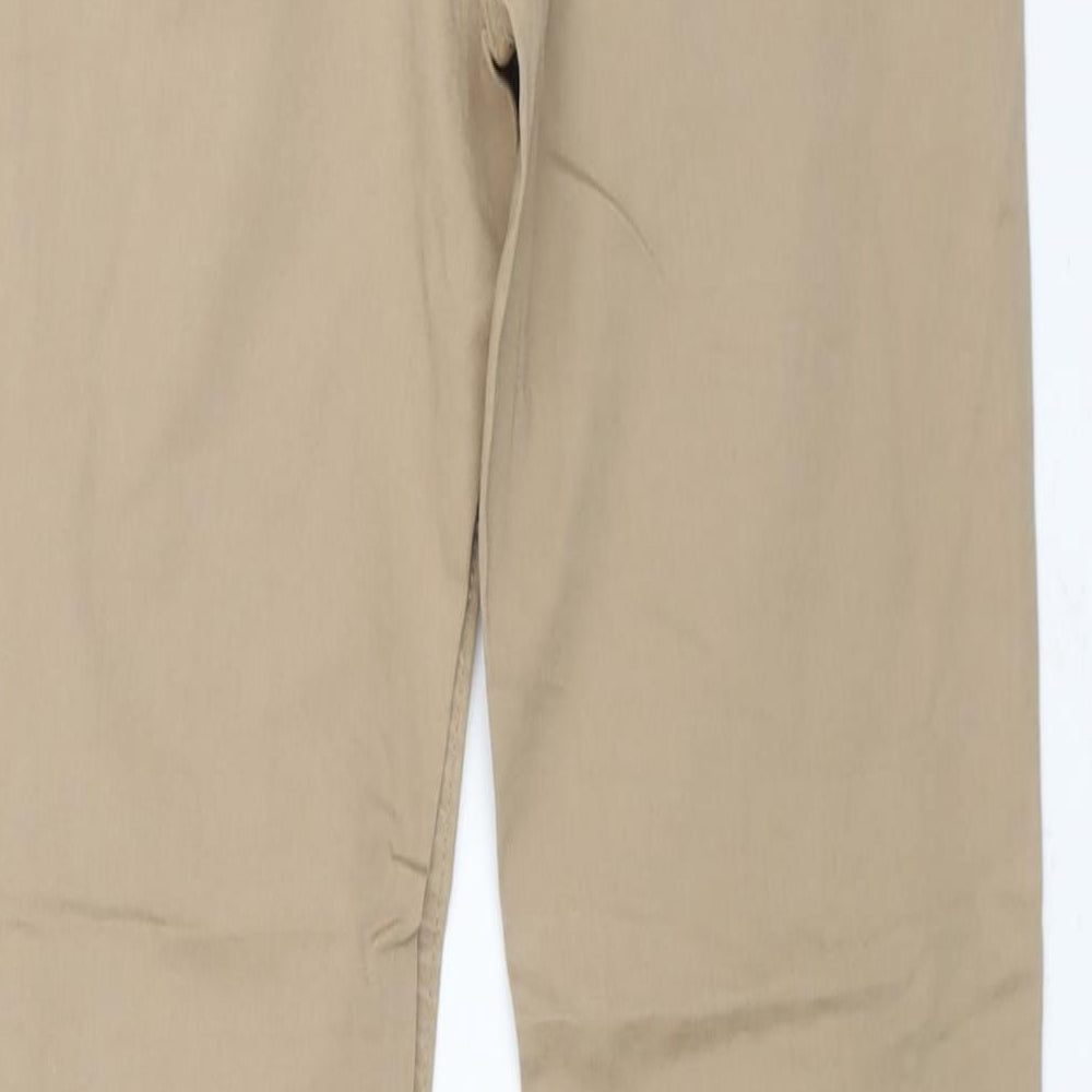 Tommy Hilfiger Womens Beige Cotton Skinny Jeans Size 8 L28 in Regular Zip