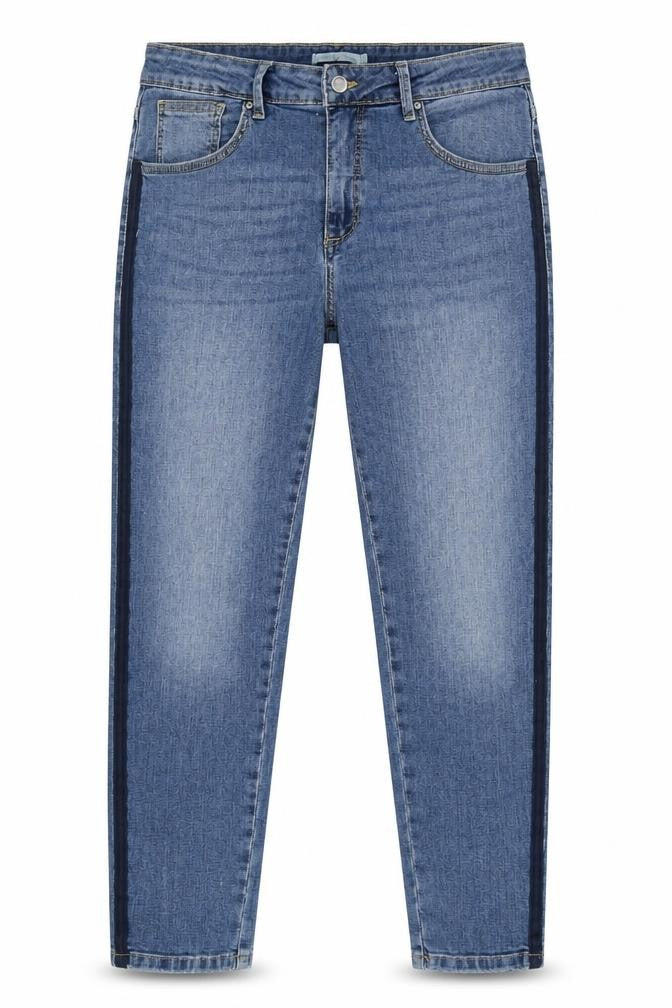 b.young Womens Blue Cotton Skinny Jeans Size 34 in L28 in Regular Zip - Taped Sides