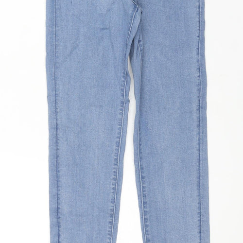 Toxik3 Womens Blue Cotton Skinny Jeans Size 8 L29 in Regular Zip