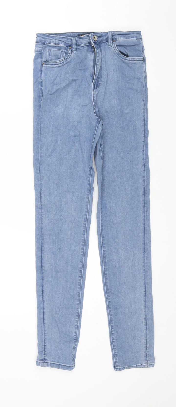 Toxik3 Womens Blue Cotton Skinny Jeans Size 8 L29 in Regular Zip