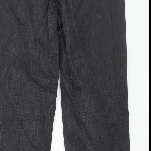 Topshop Womens Black Cotton Skinny Jeans Size 30 L34 in Regular Zip