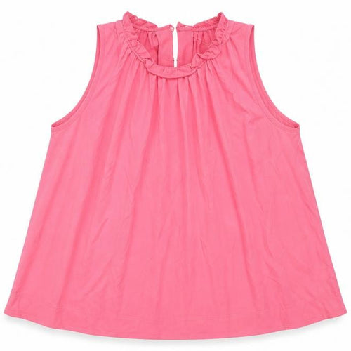 Marks and Spencer Womens Pink Viscose Camisole Blouse Size 16 Round Neck