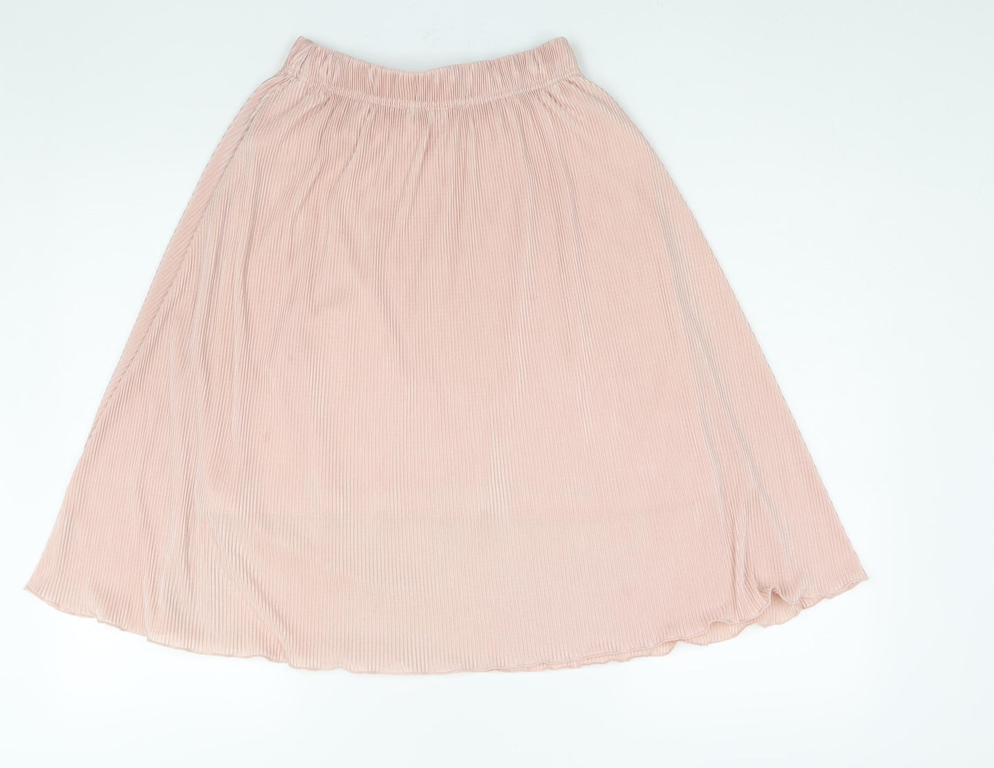 Bik Bok Womens Pink Polyester Flare Skirt Size S - Plisse