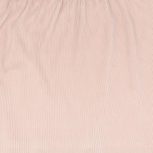 Bik Bok Womens Pink Polyester Flare Skirt Size S - Plisse
