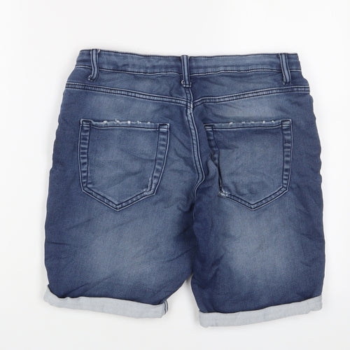 Denim & Co. Mens Blue Cotton Bermuda Shorts Size 32 in L8 in Regular Buckle