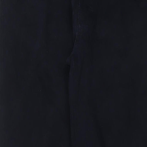 NEXT Mens Blue Cotton Bootcut Jeans Size 34 in L31 in Regular Button
