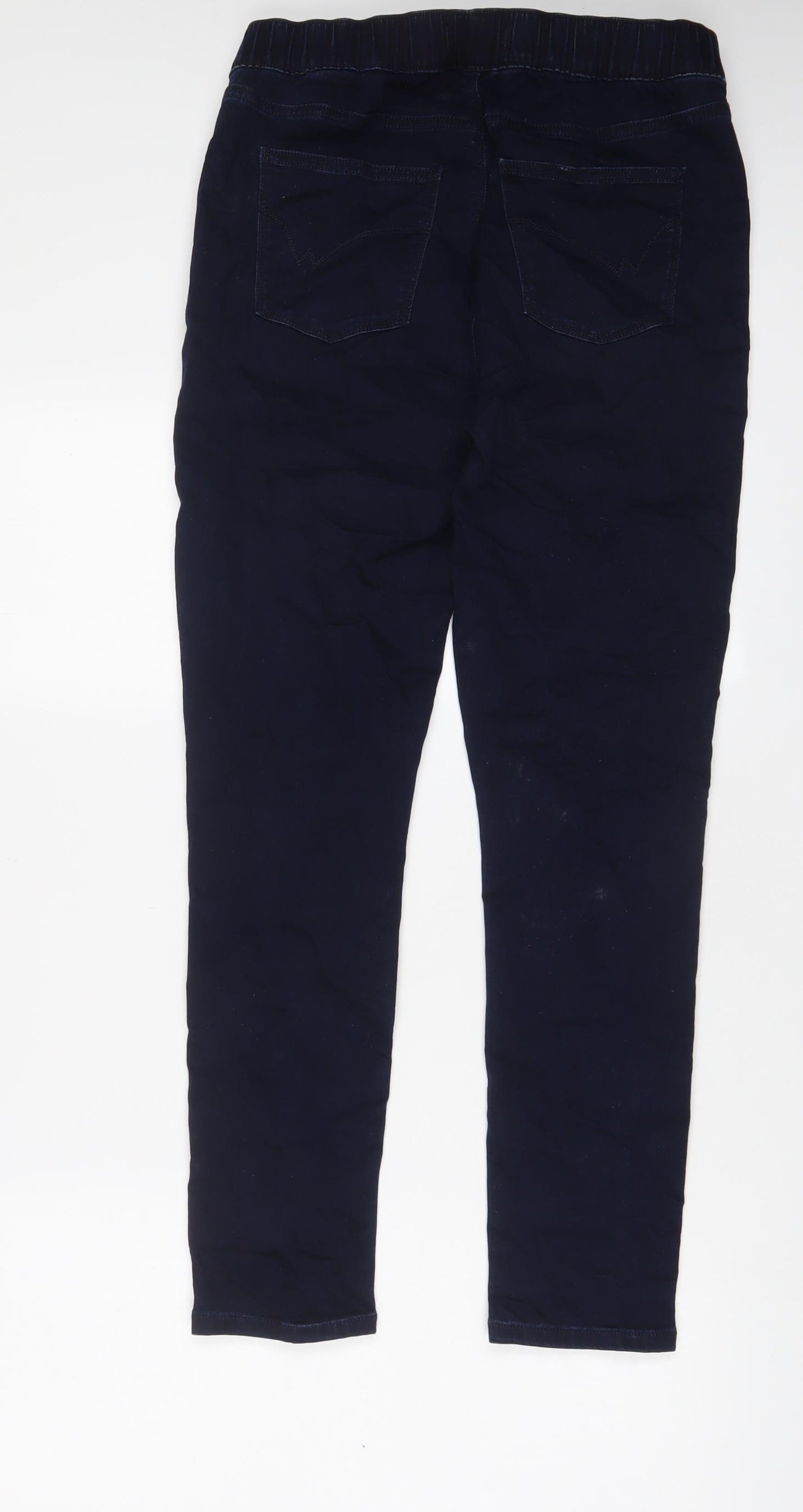 White Stuff Womens Blue Cotton Skinny Jeans Size 14 L28 in Regular