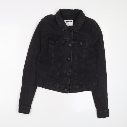 Noisy may Womens Black Jacket Size S Button