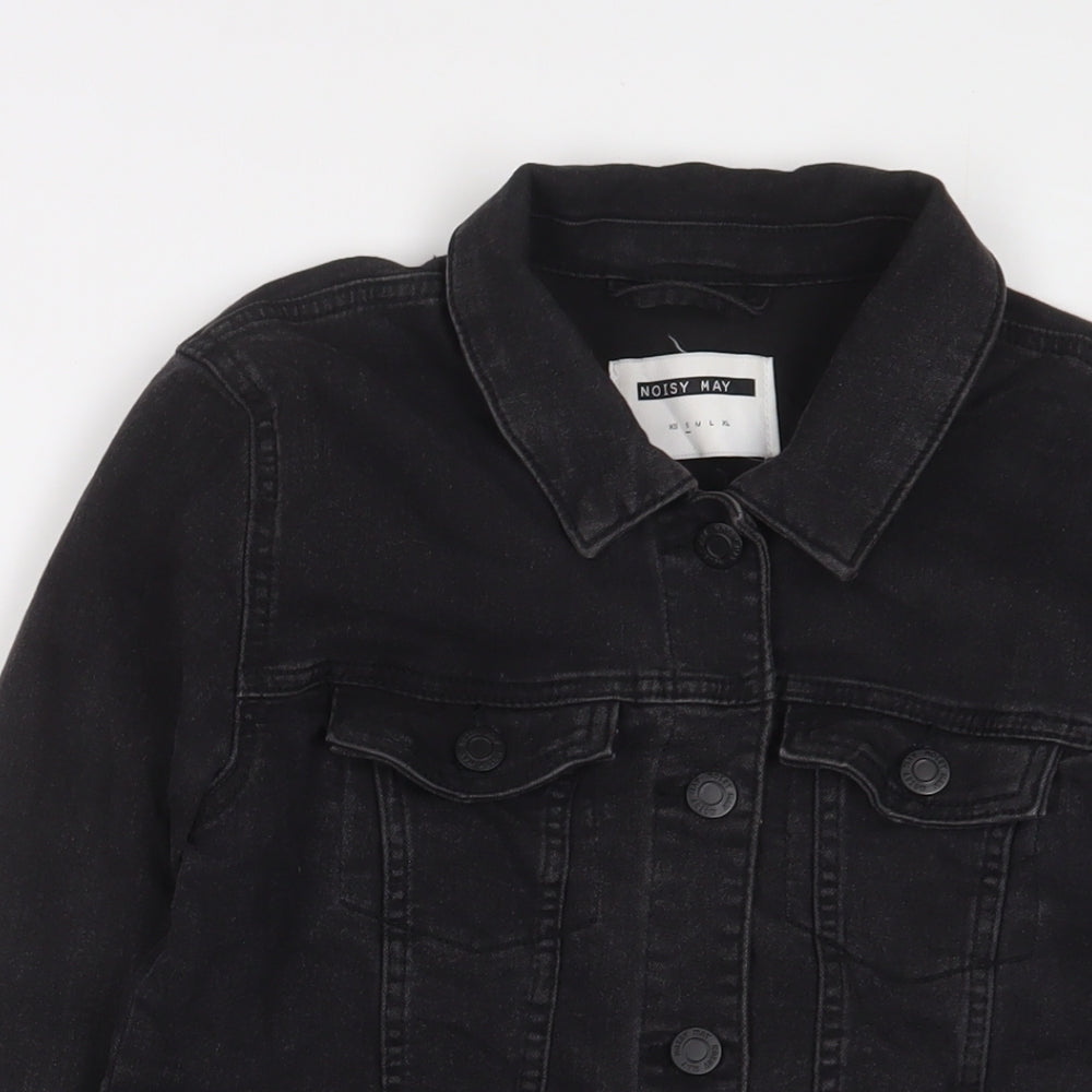 Noisy may Womens Black Jacket Size S Button