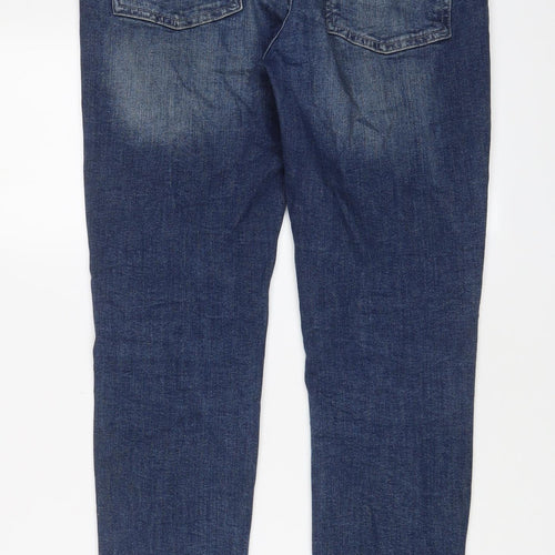 Denim & Co. Mens Blue Cotton Skinny Jeans Size 30 in L32 in Regular Button