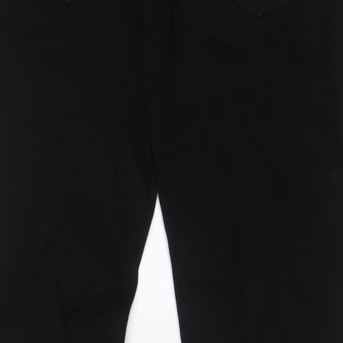 Lee Mens Black Cotton Skinny Jeans Size 30 in L32 in Regular Zip
