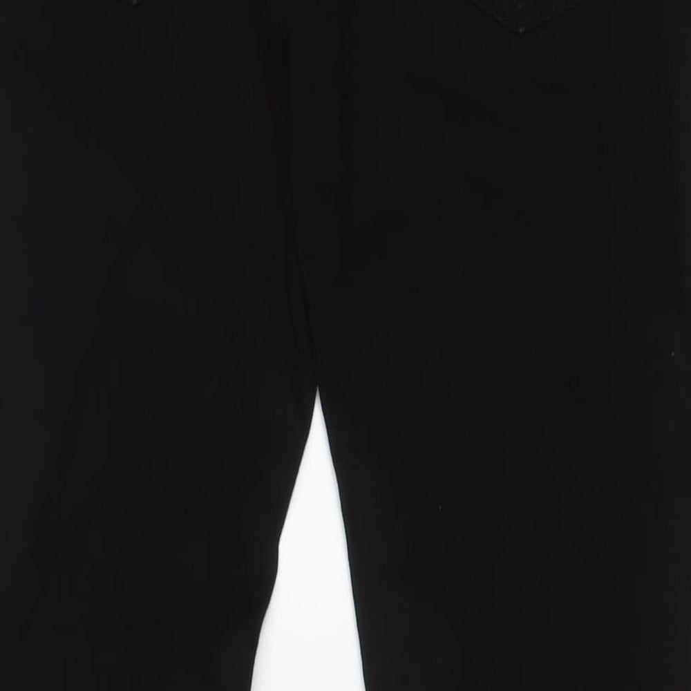 Lee Mens Black Cotton Skinny Jeans Size 30 in L32 in Regular Zip
