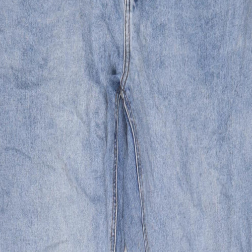 University Club Mens Blue Cotton Tapered Jeans Size 26 in L30 in Regular Zip