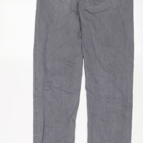 Marks and Spencer Womens Grey Cotton Skinny Jeans Size 8 L33 in Regular Zip