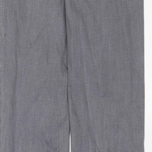 Marks and Spencer Womens Grey Cotton Skinny Jeans Size 8 L33 in Regular Zip