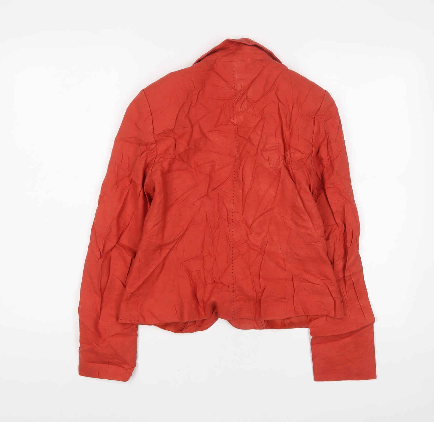 Marks and Spencer Womens Red Jacket Size 10 Button