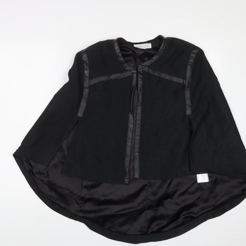 Finders Keepers Womens Black Jacket Size L Hook & Eye