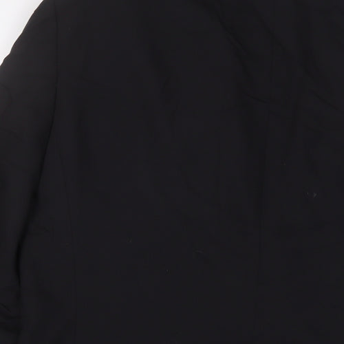 NEXT Mens Black Wool Jacket Suit Jacket Size 42 Regular