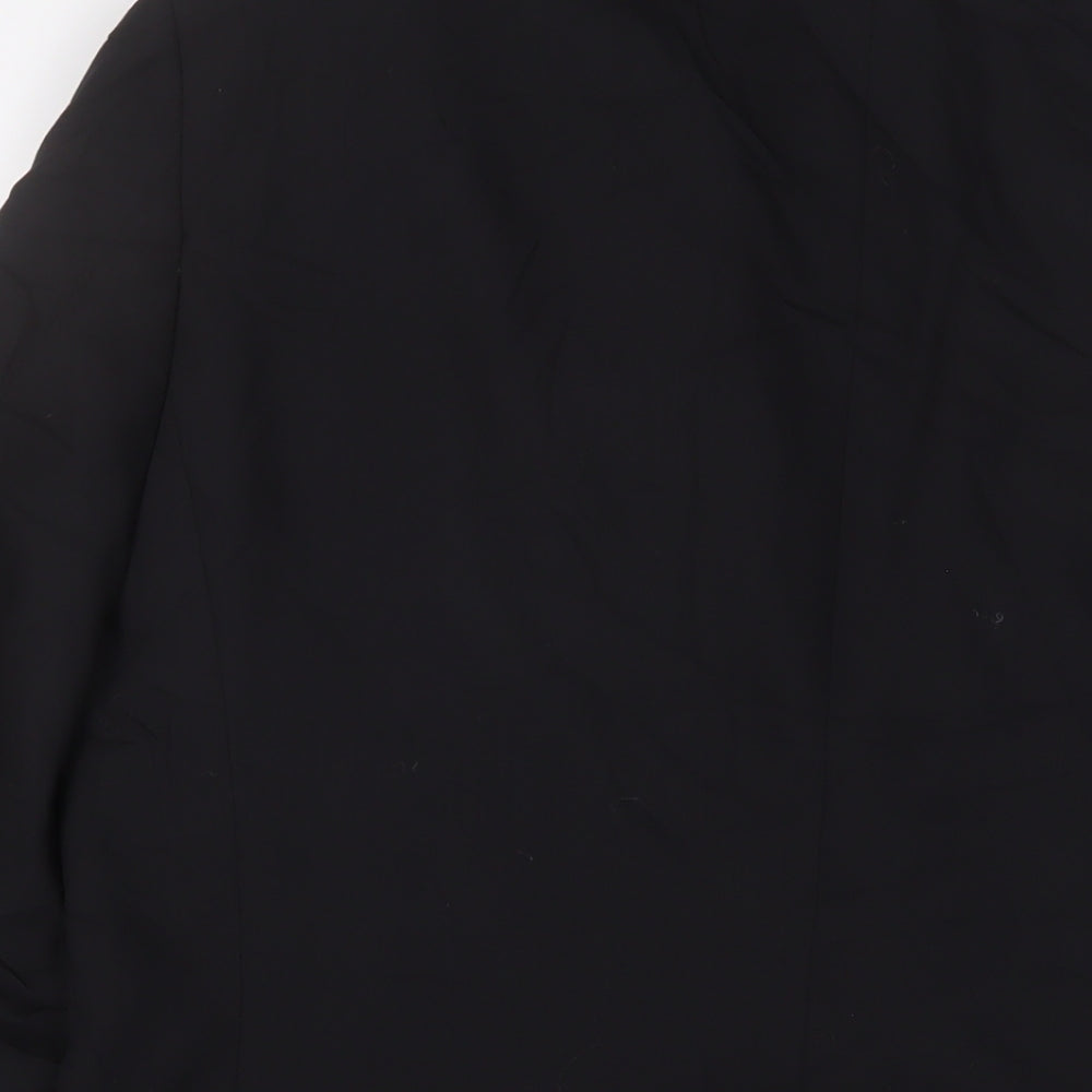NEXT Mens Black Wool Jacket Suit Jacket Size 42 Regular