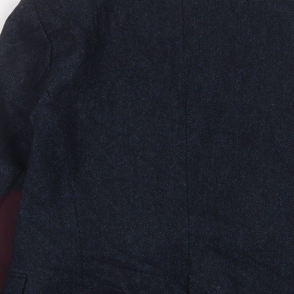 Zara Womens Blue Jacket Blazer Size S Button