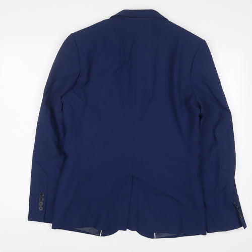 Marks and Spencer Mens Blue Wool Jacket Suit Jacket Size 40 Regular