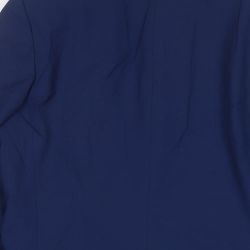 Marks and Spencer Mens Blue Wool Jacket Suit Jacket Size 40 Regular