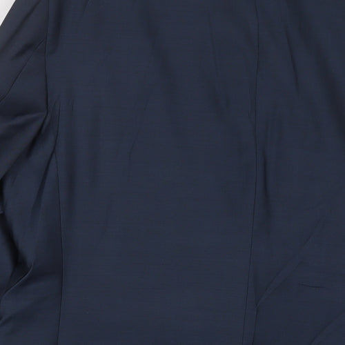 Autograph Mens Blue Wool Jacket Suit Jacket Size 44 Regular