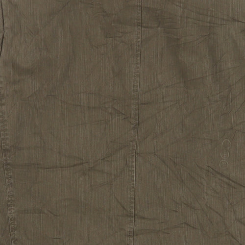 Bush Mens Brown Cotton Jacket Suit Jacket Size 38 Regular