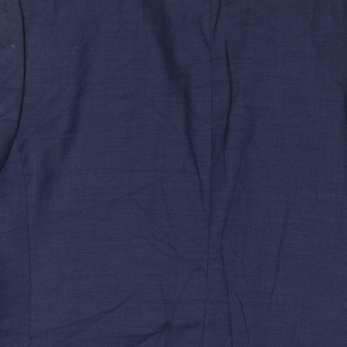 Marks and Spencer Mens Blue Wool Jacket Suit Jacket Size 42 Regular