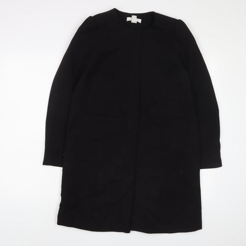 H&M Womens Black Jacket Size 10 Button