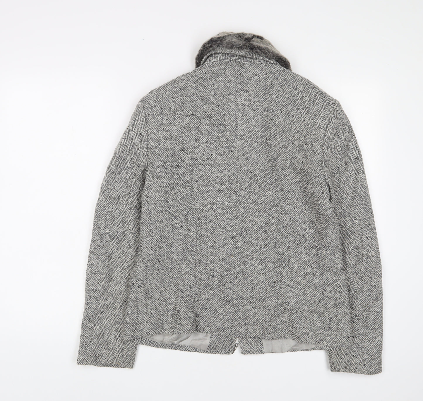 Gerry Weber Womens Grey Jacket Size 12 Zip