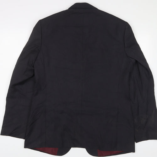 Marks and Spencer Mens Grey Polyester Jacket Suit Jacket Size 42 Regular