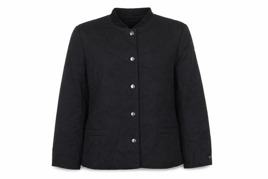 Front view of Planet women’s grey jacket, size UK 14, button