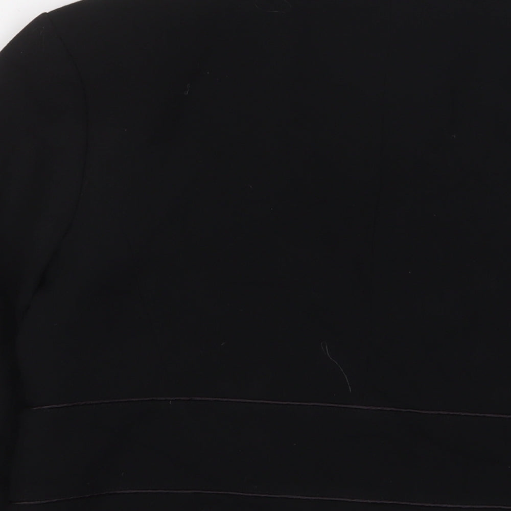 Phase Eight Womens Black Jacket Blazer Size 14 Button