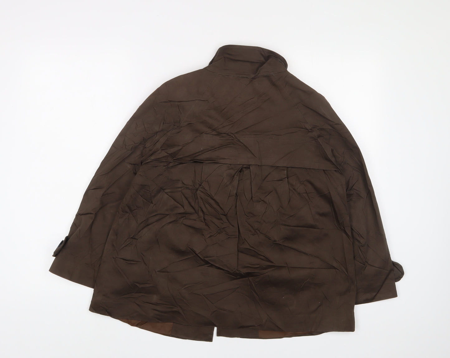 Dorothy Perkins Womens Brown Jacket Size 14 Button