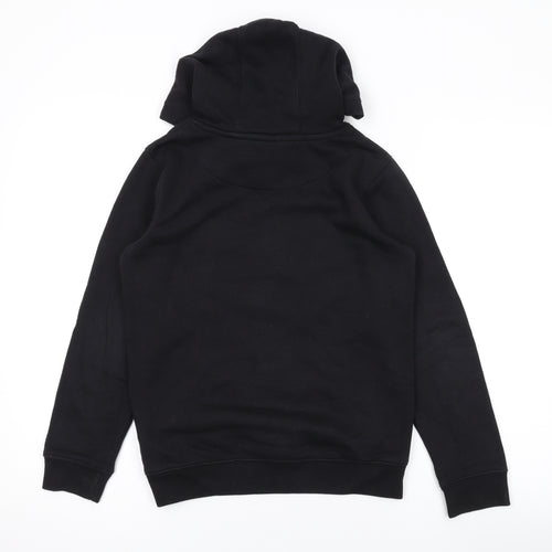 Russell Athletic Boys Black Cotton Pullover Hoodie Size 9-10 Years Pullover
