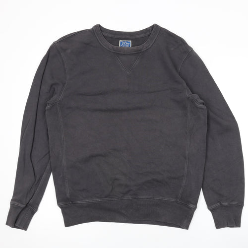 J.CREW Mens Grey Cotton Pullover Sweatshirt Size S