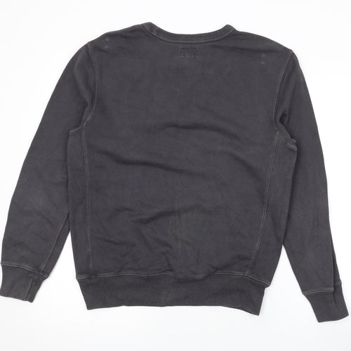 J.CREW Mens Grey Cotton Pullover Sweatshirt Size S
