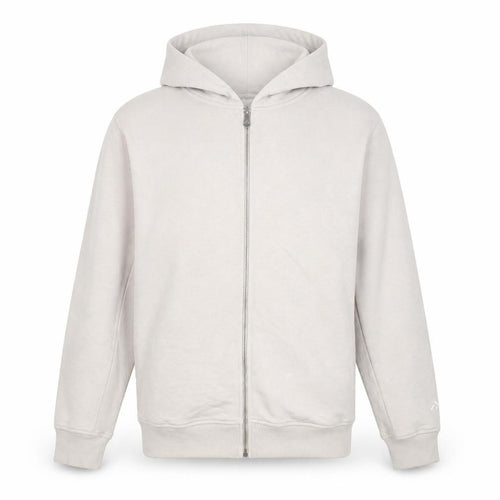 FitFlop Mens Beige Cotton Full Zip Hoodie Size S