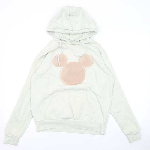 Disney Womens Beige Polyester Pullover Hoodie Size XS Pullover - Mickey Mouse
