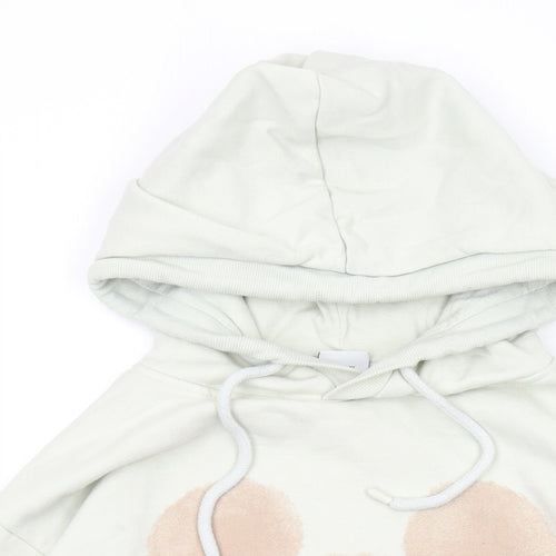 Disney Womens Beige Polyester Pullover Hoodie Size XS Pullover - Mickey Mouse